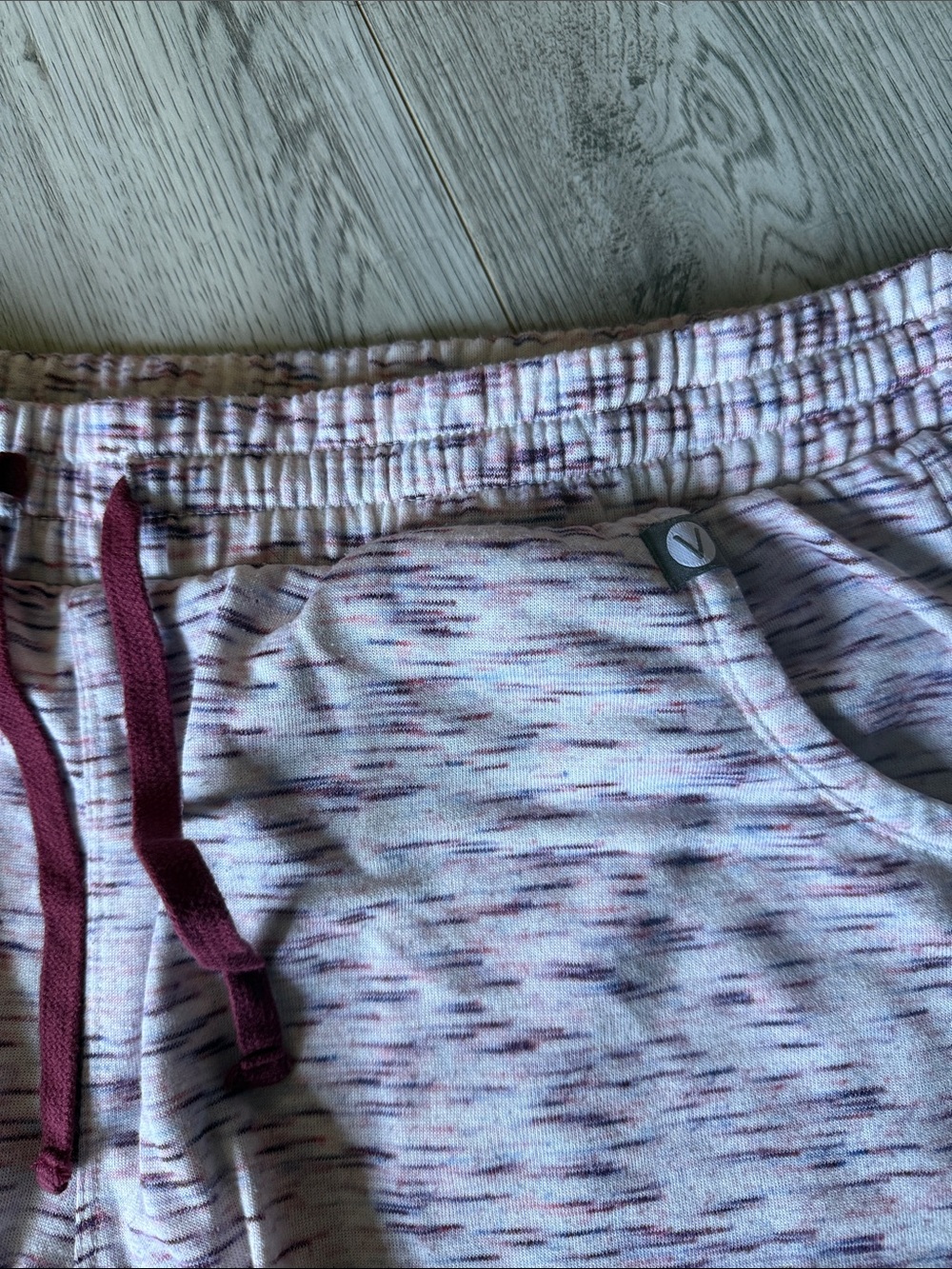 Livi Active Pink Space-Dye Athletic Lounge Shorts - Picture 3 of 3